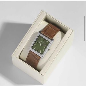 Breda Croc Leather Watch